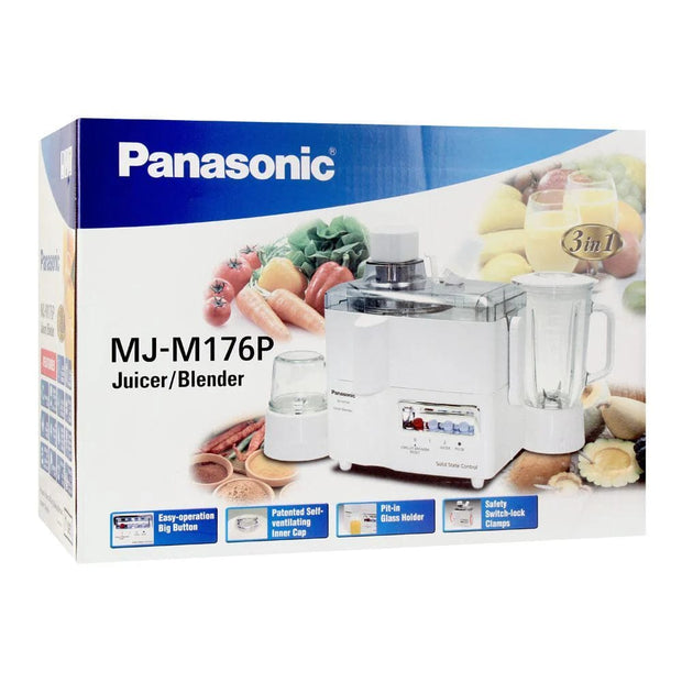 Panasonic MJ-M176P 3 in 1 Juicer Blender & Grinder Machine