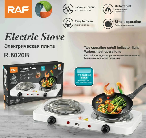 Electric Stove Double 2000W