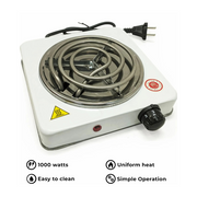 Electric Stove  Single Hot Plate | 1000W | Portable Cooker