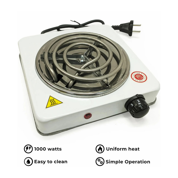Electric Stove  Single Hot Plate | 1000W | Portable Cooker
