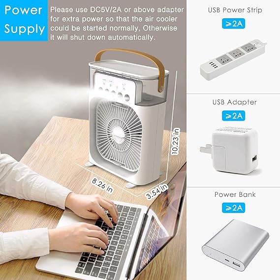 Mini Air Cooling Fan|USB Portable Air Conditioner |Portable Air Cooler